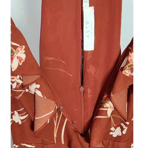 Rust floral maxi dress - Picture 6 of 7